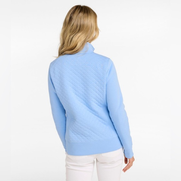 L.L.Bean Quilted Quarter-Zip Pullover - Picture 4 of 6